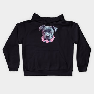 Cute Staffy Puppy Kids Hoodie